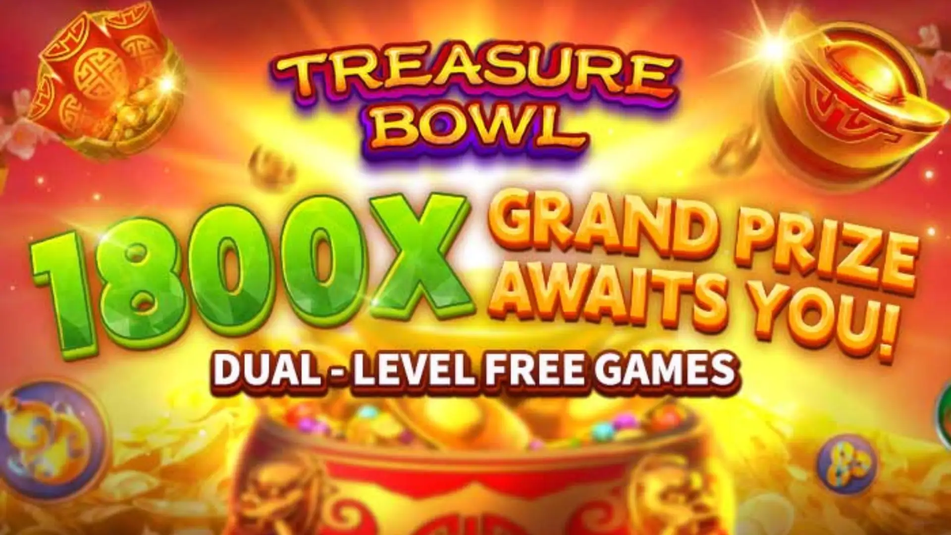 Multiplicadores Treasure Bowl bet09 - 7777x Máximo com Tigela Dourada